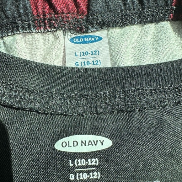 Old Navy Boys Fleece Christmas Santa 2PC Pajama Set Size 10-12 - Picture 4 of 4